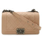 Chanel Boy Lambskin Shoulder Bag Style 12