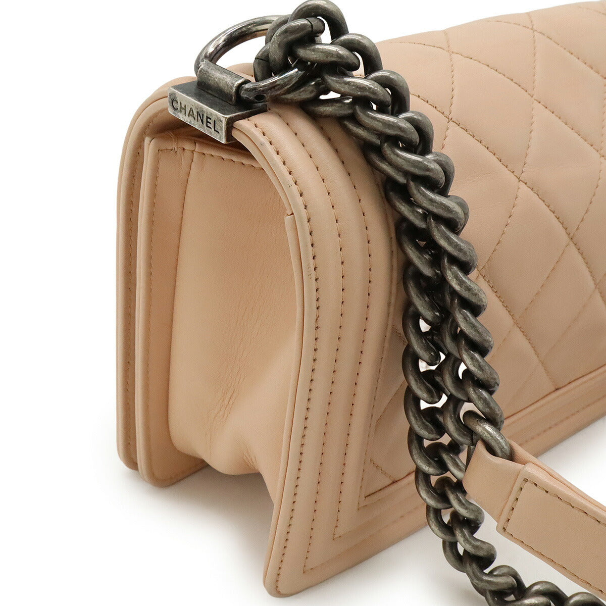 Chanel Boy Lambskin Shoulder Bag Style 12