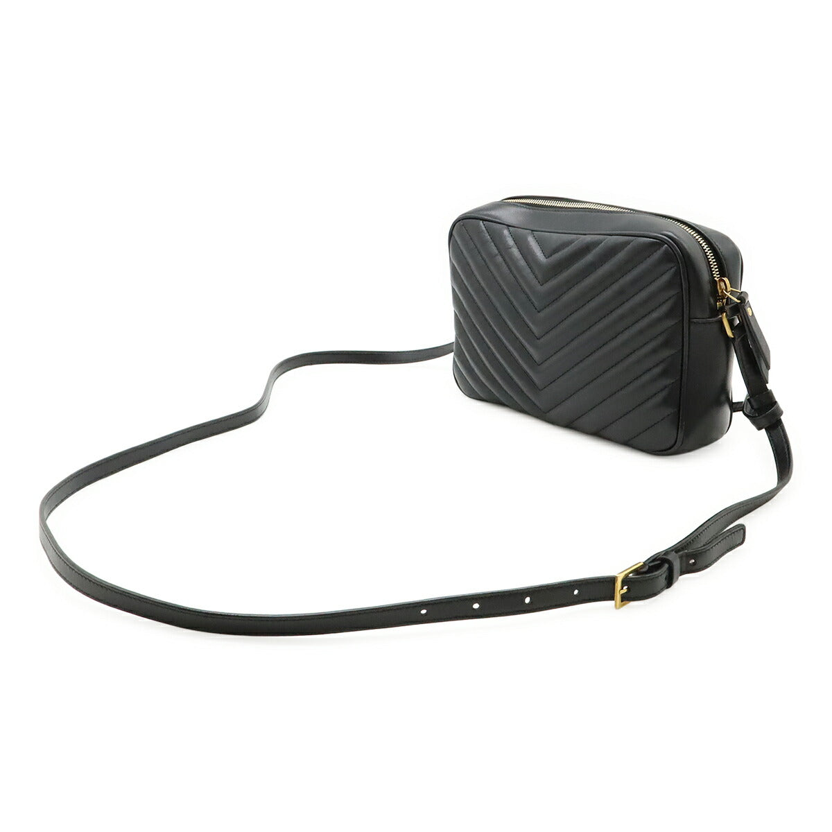 Saint Laurent Leather Red Shoulder Bag Style 21