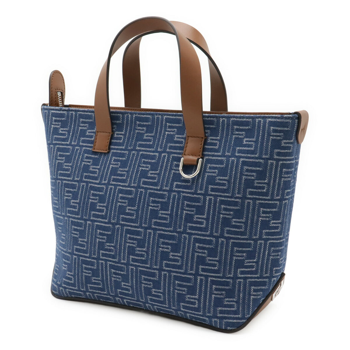 Fendi FF Shopping Bag FF Jacquard Handbag