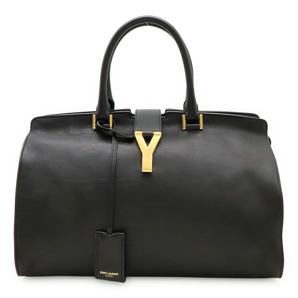 Saint Laurent Paris Cabas Y Ligne Leather Handbag