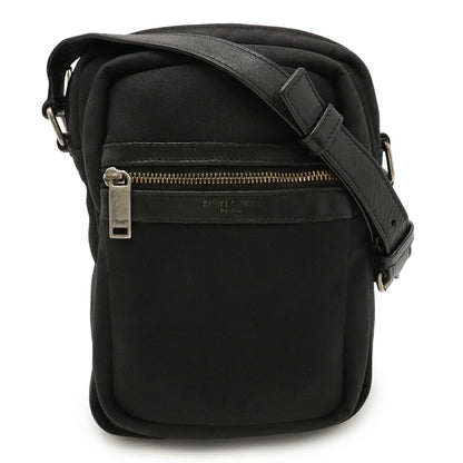 Saint Laurent Canvas Leather Shoulder Bag