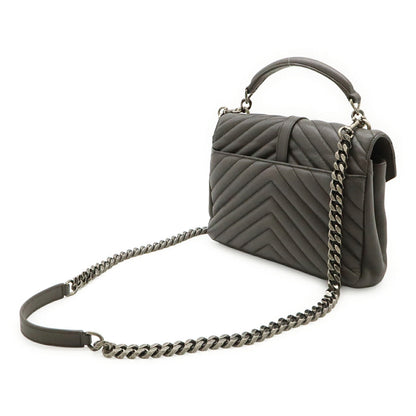 Saint Laurent College Leather 2Way Handbag
