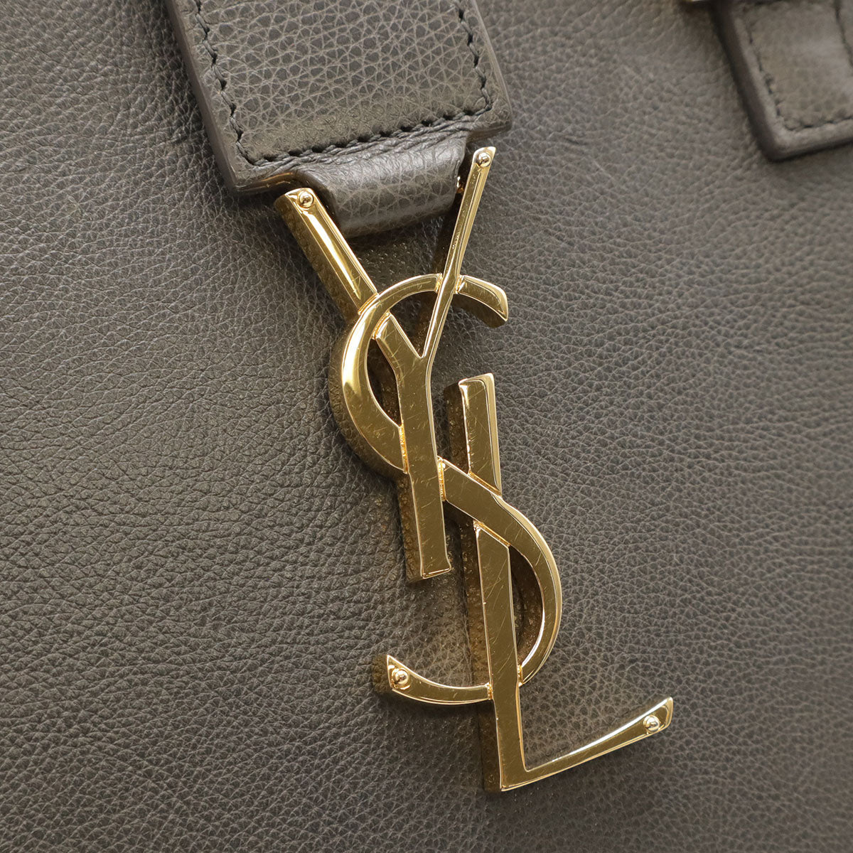 Saint Laurent Paris Small Cabas Leather 2Way Bag