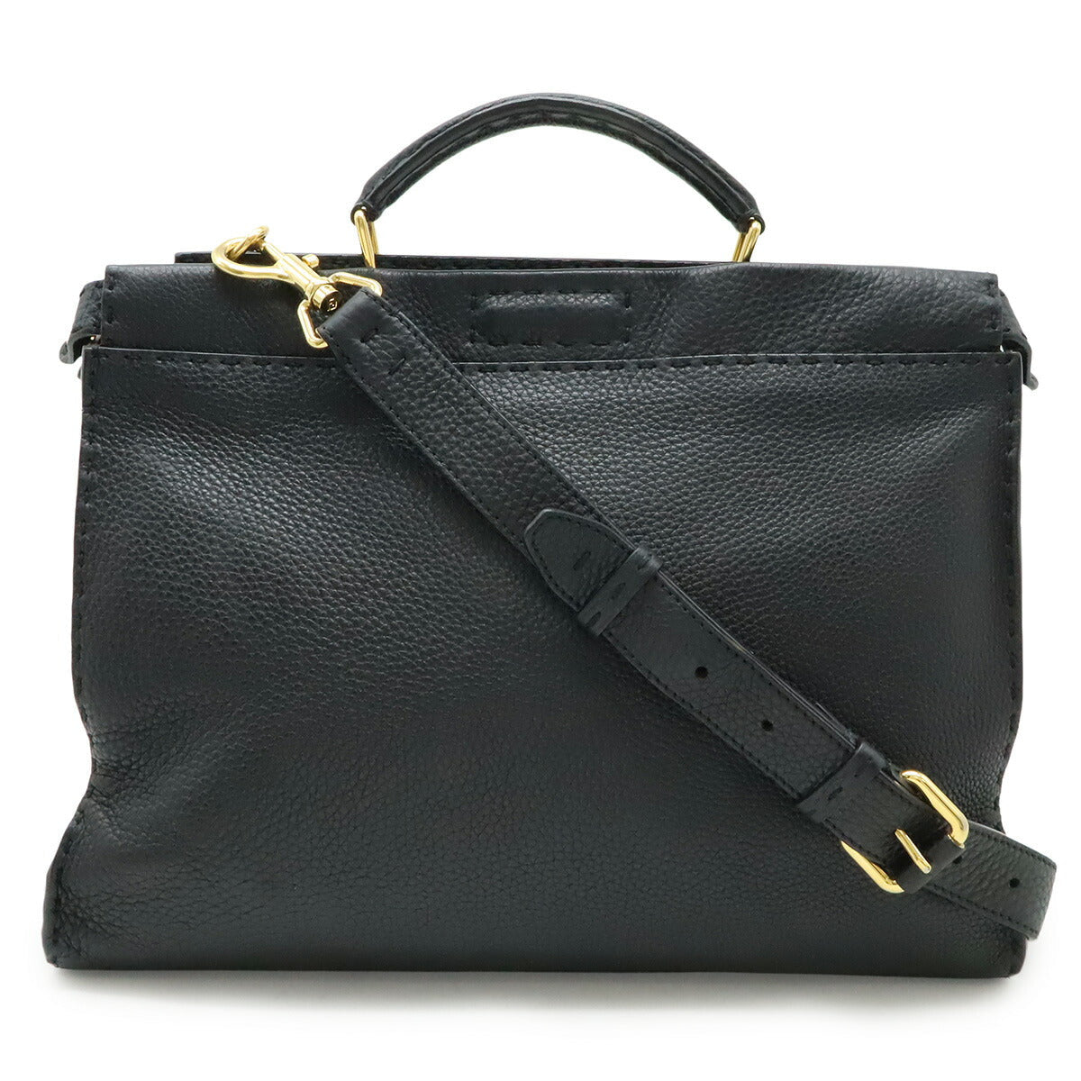 Fendi Selleria Peekaboo Fit Leather 2Way Briefcase