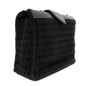 Chanel Black Crocheted Mini Tote with Silver Hardware