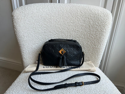 Louis Vuitton Saintonge Black Empreinte