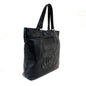 Chanel Black Lambskin Grand Cabernet Tote with Dripping Chains
