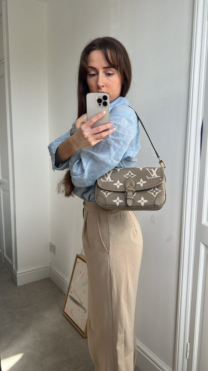Louis Vuitton Diane Satchel Bicolour Empreinte (RRP £2,170)
