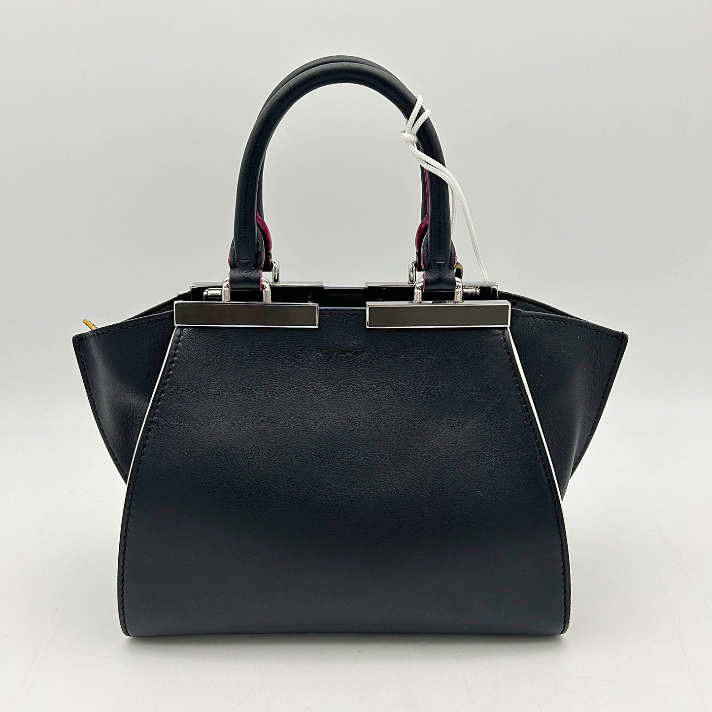 FENDI Vitello Dolce Mini 3Jours Tote Black LA15492