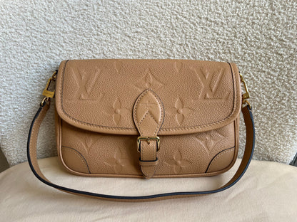 Louis Vuitton Diane Satchel Sand Empreinte (RRP £2,120)