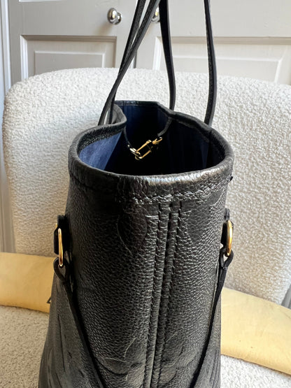 Louis Vuitton Neverfull MM Black Empreinte (RRP £1,970)