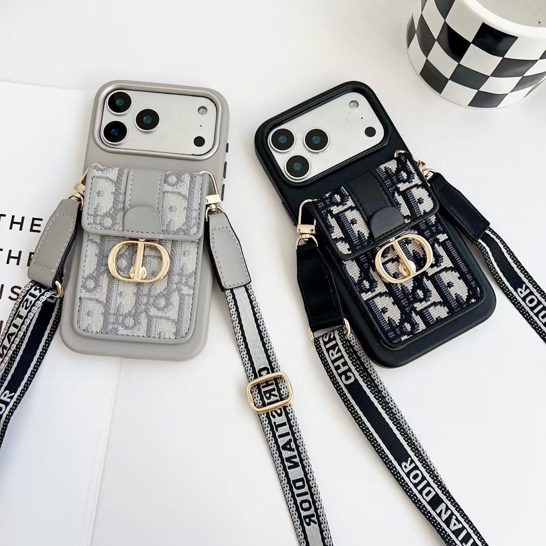 DR Crossbody Card Holder iPhone Case