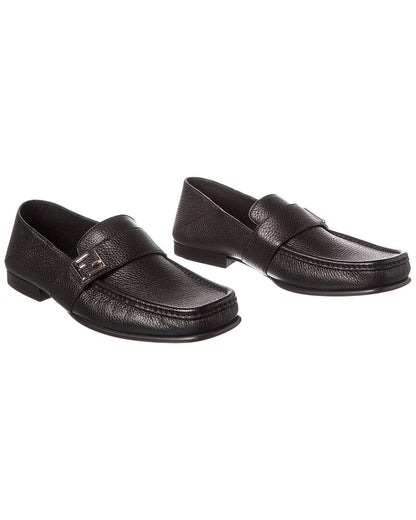 Fendi Ff Leather Loafer ( )