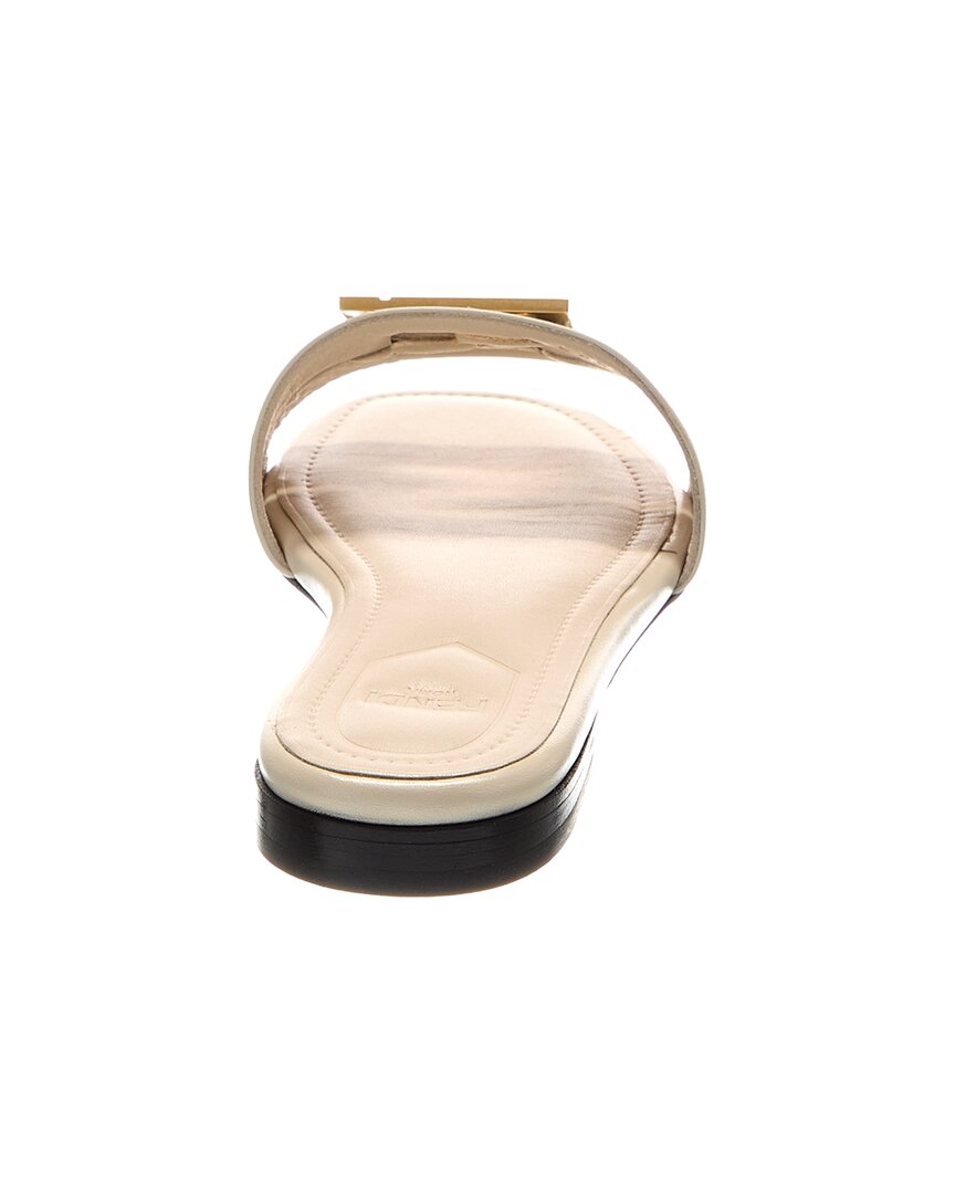 Fendi Ffold Leather Sandal