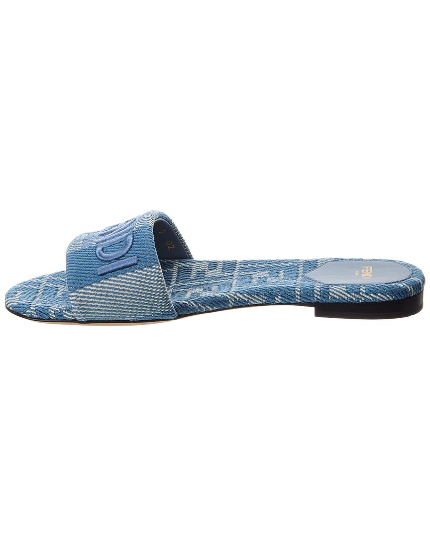 Fendi Signature Jacquard Sandal