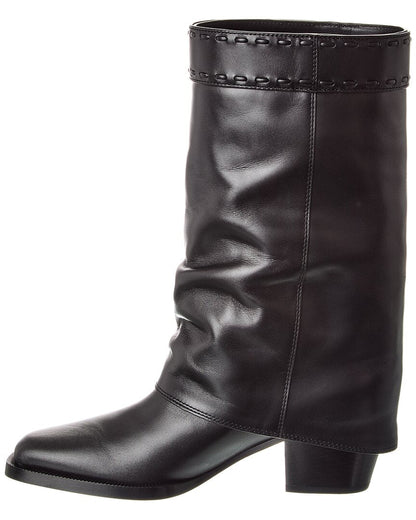 Fendi Ff Leather Boot