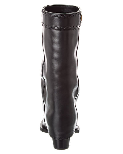 Fendi Ff Leather Boot