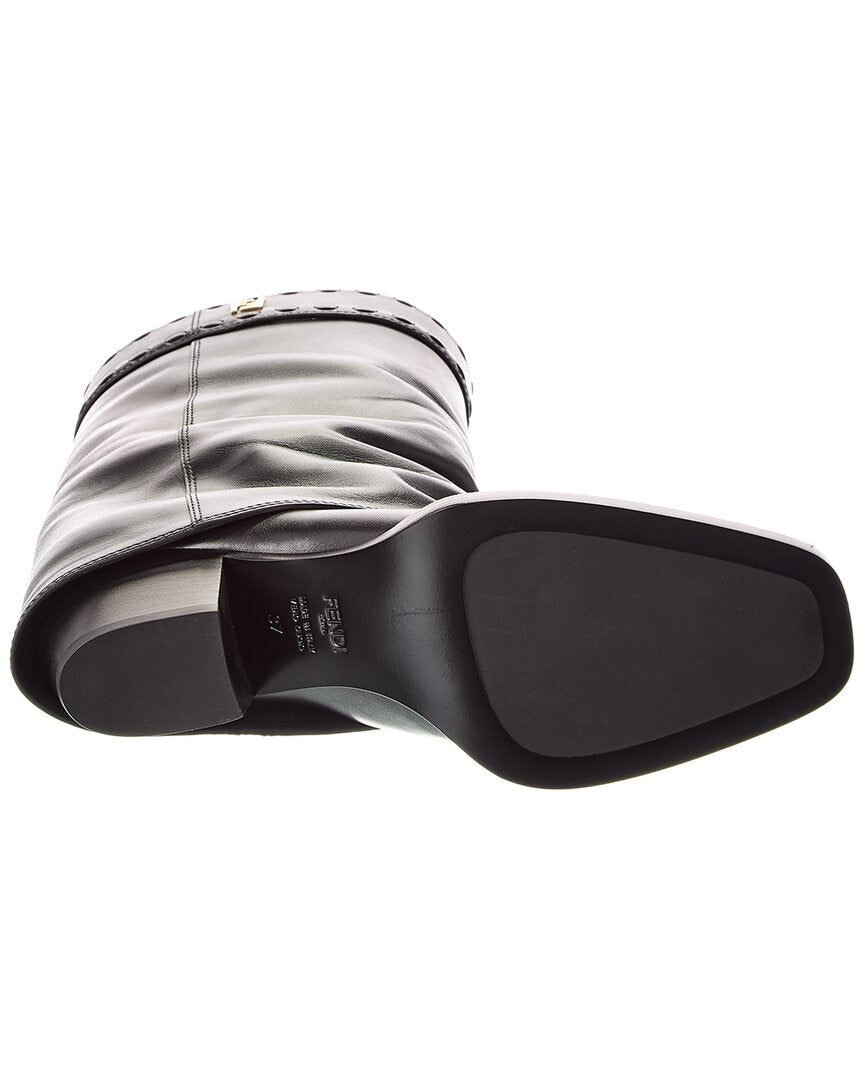 Fendi Ff Leather Boot
