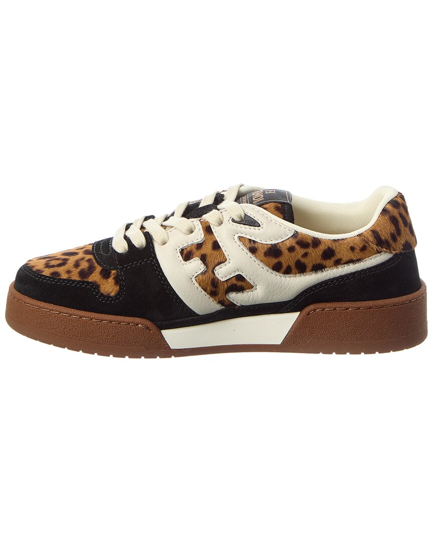 Fendi Match Haircalf & Suede Sneaker