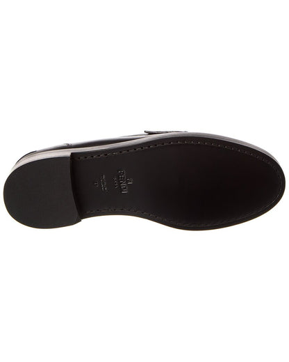 Fendi Baguette Leather Loafer