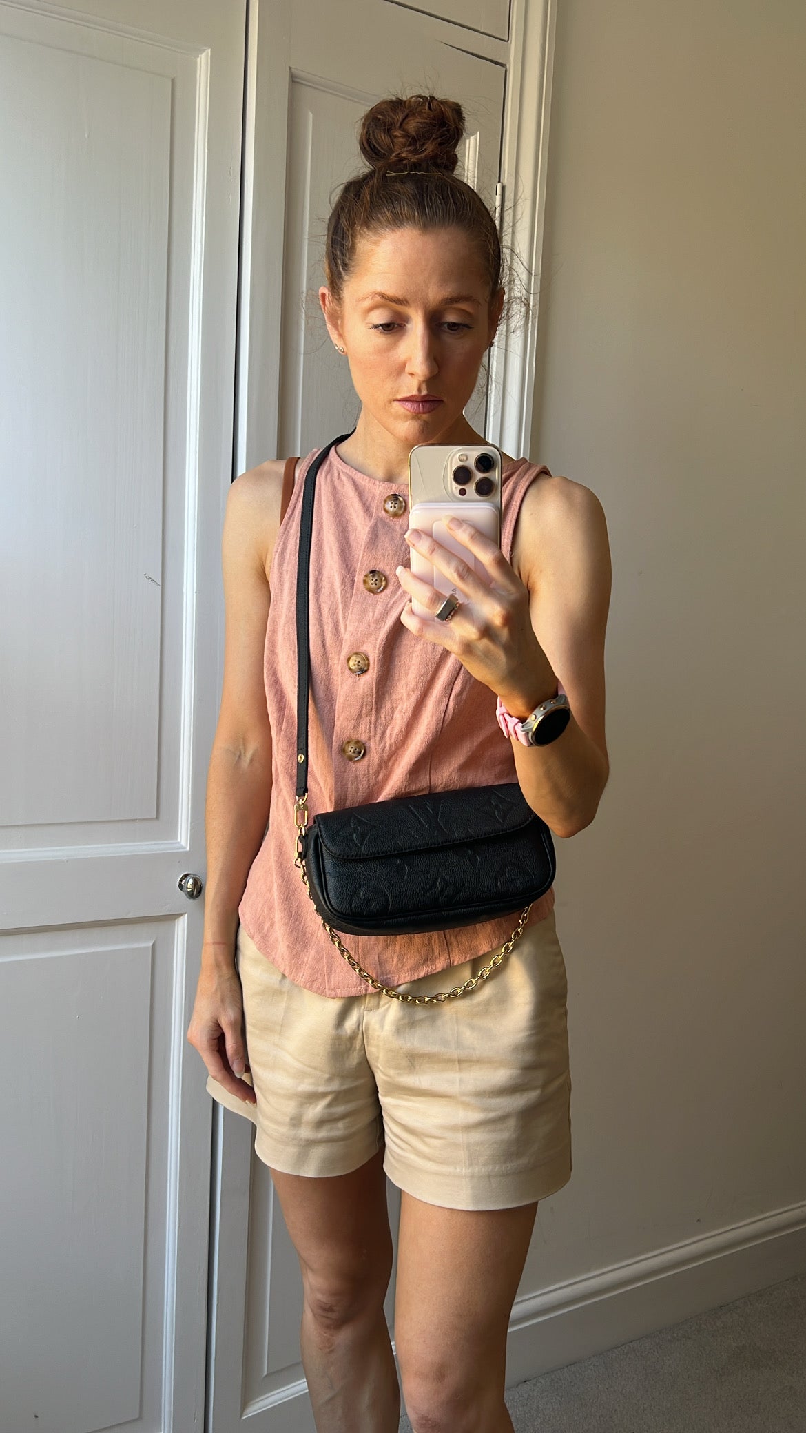Louis Vuitton Ivy Wallet on Chain Bag Black Empreinte (RRP £1,490)