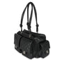 Chanel Black Quilted Lambskin Large Cambon Multipocket Reporter Bag