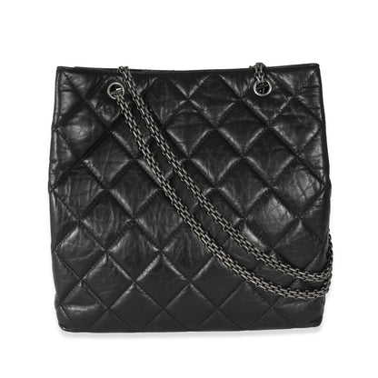 Chanel Black Calfskin Tall 2.55 Reissue Tote