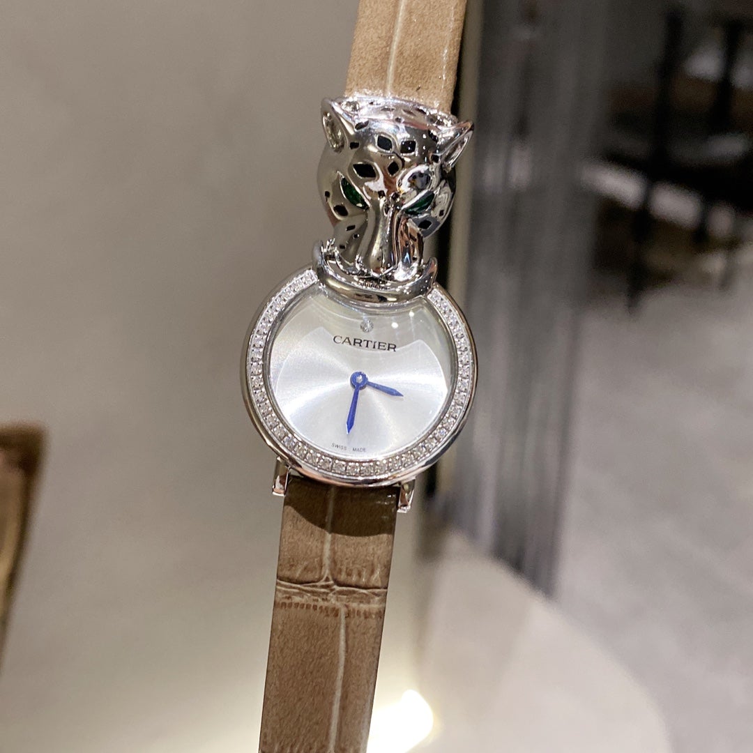 LA PANTHERE 23.6MM QUARTZ SMALL MODEL STEEL