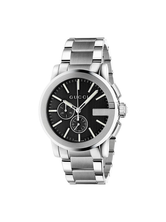 Gucci - G-Chrono watch, 44mm - men - Steel - One Size - Metallic