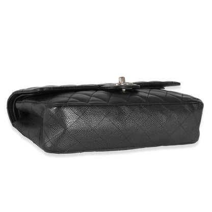 Chanel Flap Medium Classic Quilted Caviar Black Shoulder Bag Style 2