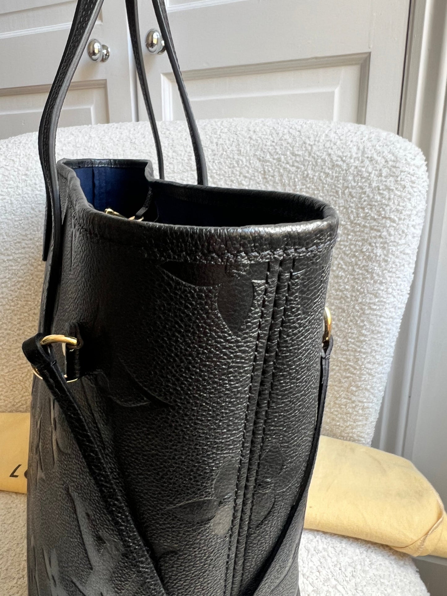 Louis Vuitton Neverfull MM Black Empreinte (RRP £1,970)