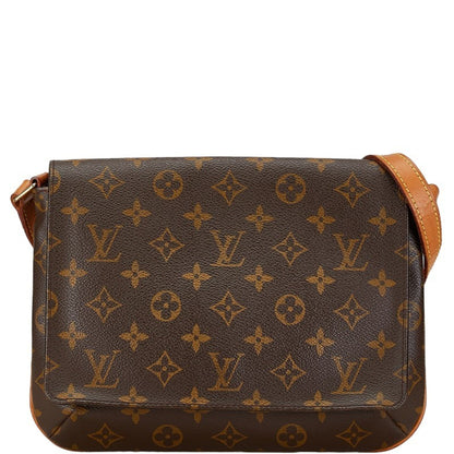 Louis Vuitton  Pvc Leather Handbag Shoulder Bag