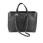Chanel Black Quilted Calfskin Large Serial Shopper Tote