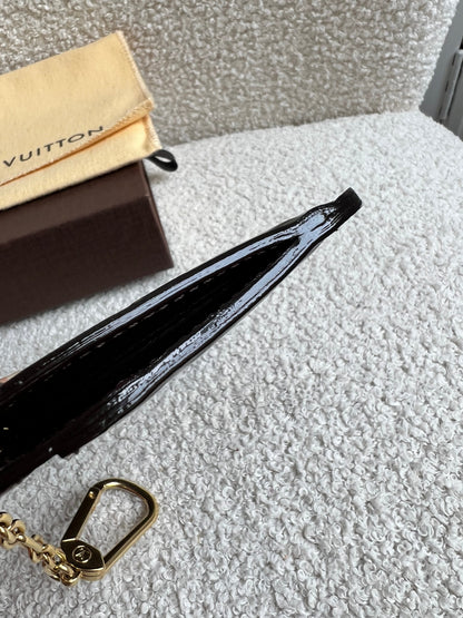 Louis Vuitton Amarante Vernis Key Pouch