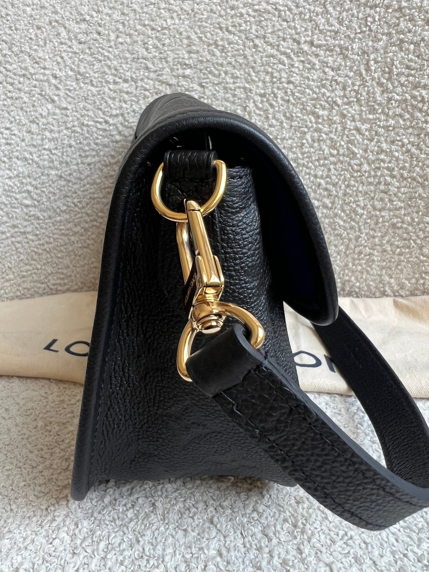 Louis Vuitton Diane Satchel Black Empreinte (RRP £2,120)