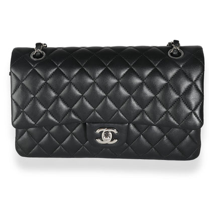 Chanel Flap Medium Classic Quilted Lambskin Black Shoulder Bag