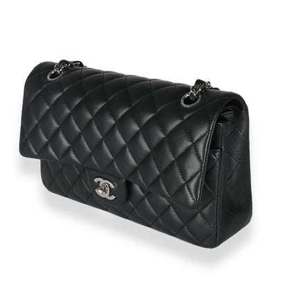 Chanel Flap Medium Classic Quilted Lambskin Black Shoulder Bag