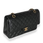 Chanel Flap Medium Classic Quilted Caviar Black Shoulder Bag Style