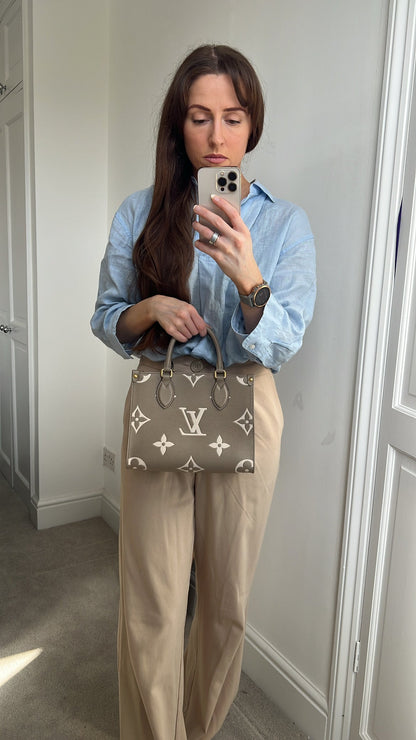 Louis Vuitton On the Go Bicolour PM Empreinte (RRP £2,520)
