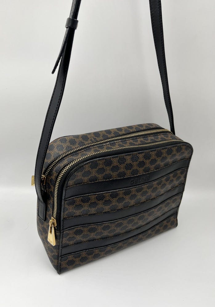 Vintage Celine Triomphe Crossbody Bag