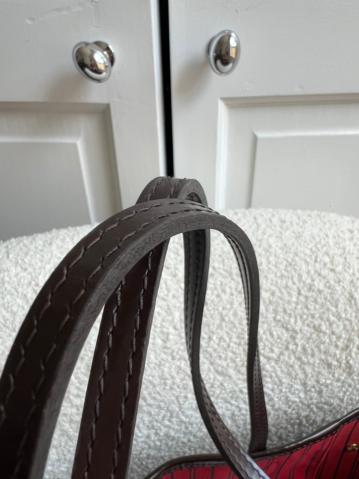 Louis Vuitton Neverfull MM Damier Ebene Cherry Interior (RRP £1,430)