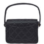 Chanel Black Satin Mini Classic Square Flap Handbag