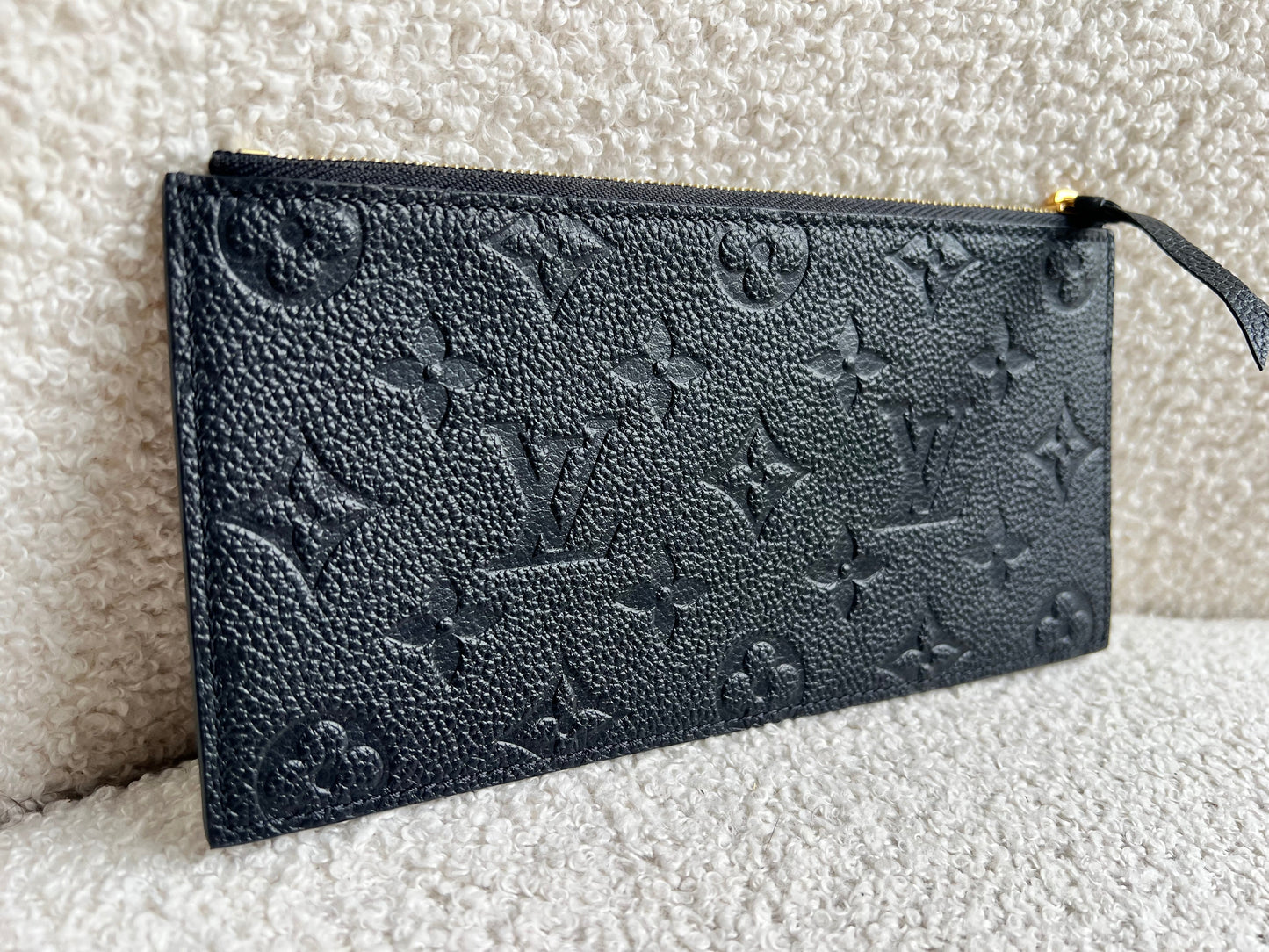 Louis Vuitton Zip Insert (from Felicie Pochette) Black Empreinte