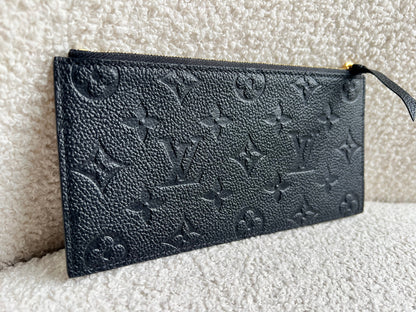 Louis Vuitton Zip Insert (from Felicie Pochette) Black Empreinte