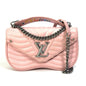 LOUIS VUITTON Shoulder Bag M51944 leather pink Crossbody New Wave Chain Bag MM Women Used