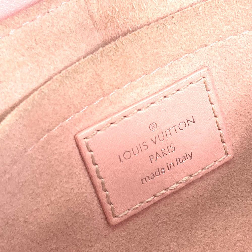 LOUIS VUITTON Shoulder Bag M51944 leather pink Crossbody New Wave Chain Bag MM Women Used