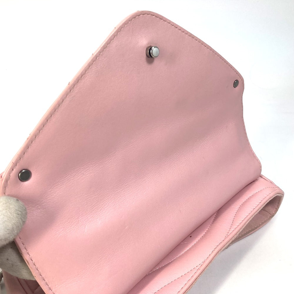 LOUIS VUITTON Shoulder Bag M51944 leather pink Crossbody New Wave Chain Bag MM Women Used