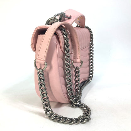 LOUIS VUITTON Shoulder Bag M51944 leather pink Crossbody New Wave Chain Bag MM Women Used