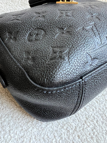 Louis Vuitton Saintonge Black Empreinte